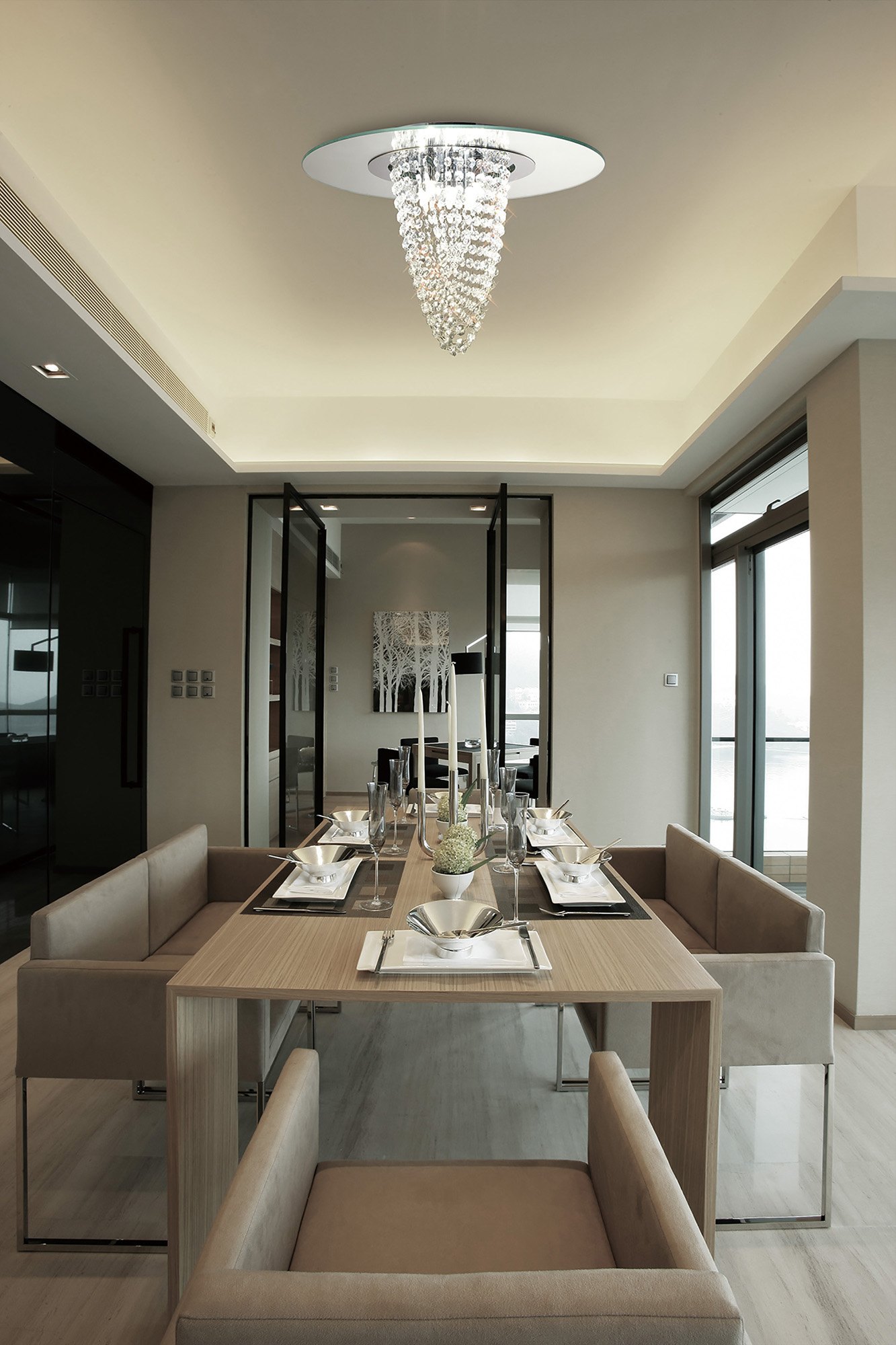 Oberon Crystal Ceiling Lights Diyas Flush Crystal Fittings Oberon Crystal Ceiling Lights Diyas Flush Crystal Fittings